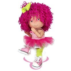 Bambola Nines d'Onil 30 cm - Pippa ARTICOLATA con capelli rosa lanosi
