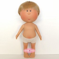 Bambola Nines d'Onil 30 cm - Mio biondo con capelli lisci - Senza vestiti