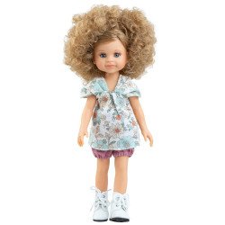 Bambola Paola Reina 32 cm - Las Amigas - Cleo con maglietta estiva a fiori