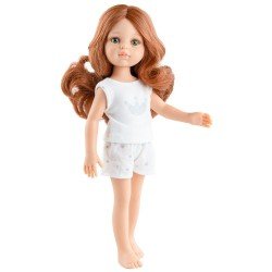 Bambola Paola Reina 32 cm - Las Amigas - Cristi Pigiama con i capelli mossi