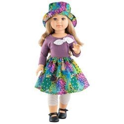Bambola Paola Reina 60 cm - Las Reinas - Raqui con abito e cappello da albero